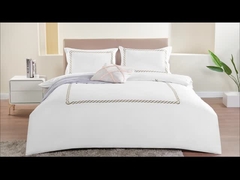 Cotton Solid Embroidery Duvet Set,Duurzaam materiaal,zacht en ademend