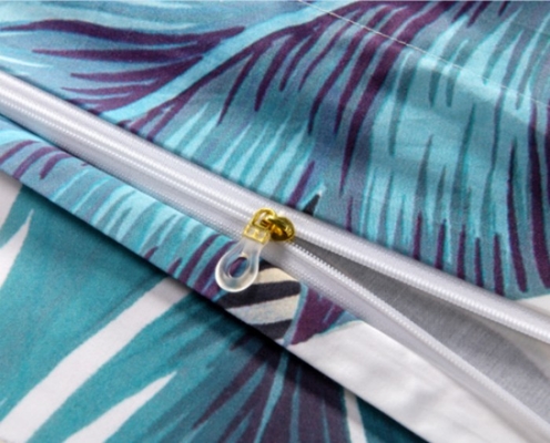 Digitaal gedrukte katoenen dekbed Twin XL bloemen dekbed set
