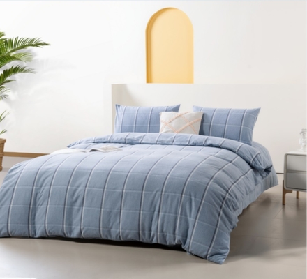 OEM Twin Duvet Covers King Full Size Duvet Cover Blauw Polyester Gemengd Flannel