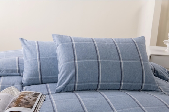 OEM Twin Duvet Covers King Full Size Duvet Cover Blauw Polyester Gemengd Flannel