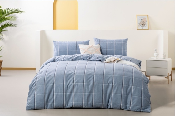 OEM Twin Duvet Covers King Full Size Duvet Cover Blauw Polyester Gemengd Flannel