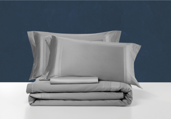Lichtgrijze Oeko Tex Standard 100 dekbed King Double Dekbed Set