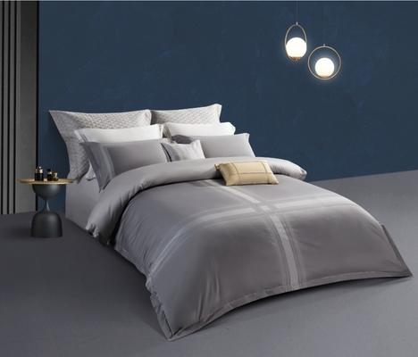 Lichtgrijze Oeko Tex Standard 100 dekbed King Double Dekbed Set