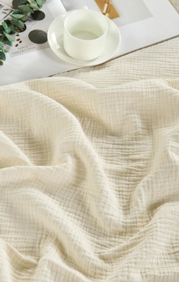 OEM Beige Mosselen deken Oeko Tex Gewichte dekens voor volwassenen