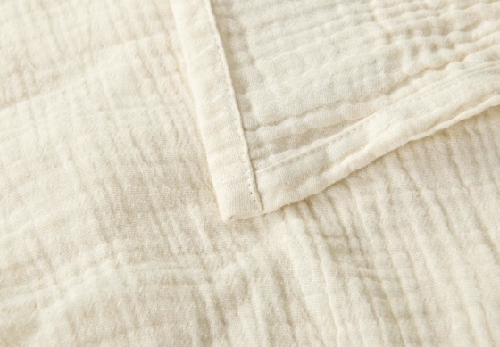OEM Beige Mosselen deken Oeko Tex Gewichte dekens voor volwassenen