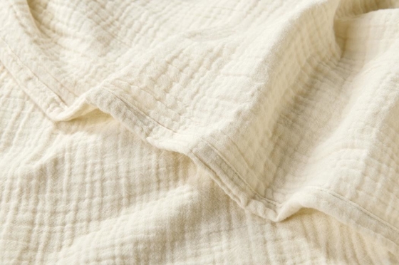 OEM Beige Mosselen deken Oeko Tex Gewichte dekens voor volwassenen