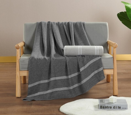 Eco Melange poly katoenen deken OEM katoen en polyester deken