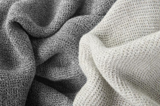 Eco Melange poly katoenen deken OEM katoen en polyester deken