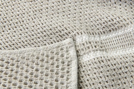 Eco Melange poly katoenen deken OEM katoen en polyester deken