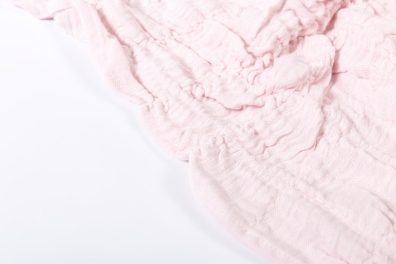100% katoenen Seersucker deken Roze beddek king size Chic en gezellig