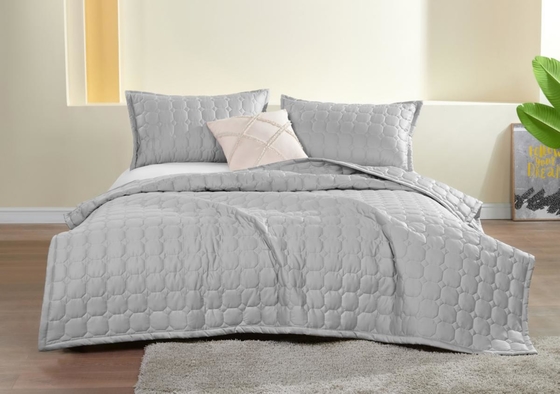 Grijze King Size dekbed OEM Hotel dekbed Set Full Size Queen Size