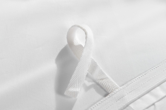 Cotton Embroidery Duvet Set Duvet Cover met duurzaam wit geborduurd