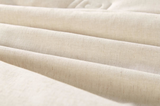 Linnen katoen gemengde solide dekbed set duurzame koning dekbed sets