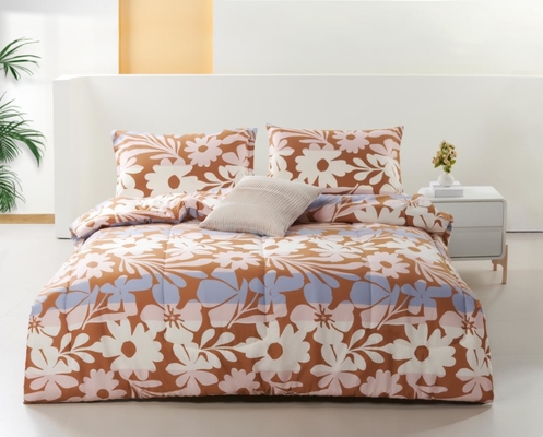 Cotton Printed Comforter Set Ademhalend King Size Comforter Sets