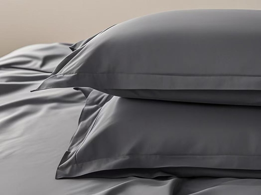 OEM Tencel Lyocell Dekbedovertrekset Donkergrijs Comfortabele Tweepersoons Dekbedovertrekken