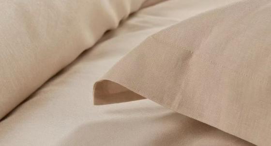 Tencel Linnen Dekbed Queen Comfortabel Lichte Bruine Dekbed