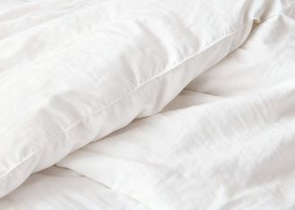 Eco Melange Cotton Recycled Polyester Comforter Set Volledige grootte Comforter Sets